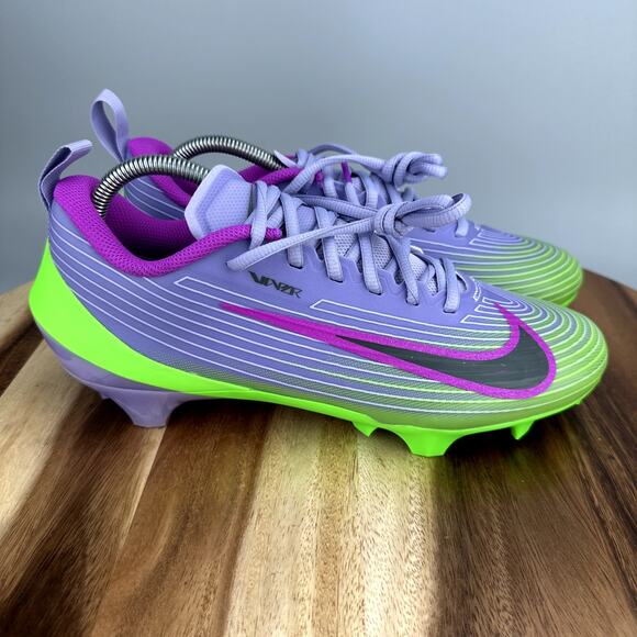 Nike Vapor Speed 3 NRG Football Cleats Men's Size 7.5 HJ4572-500 Green Purple - Picture 1 of 8